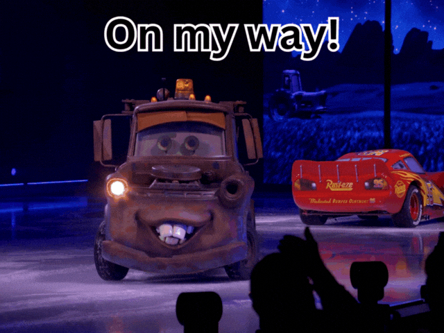 Be There Soon On My Way GIF by Disney On Ice