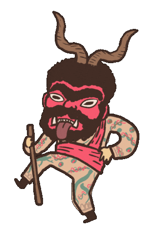 Sant Antoni Demon Sticker