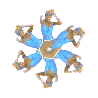 Remix Snowflake Sticker by GIPHY