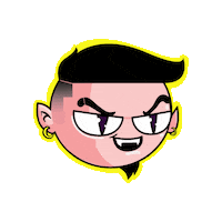 Art Hair Sticker