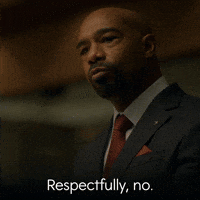 Respectfully, No