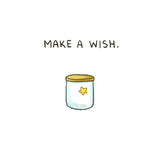 Glow Make A Wish Sticker
