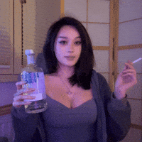 Cute Girl Middle Finger GIF