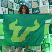 South Florida Horns Up GIF by USF Athletics
