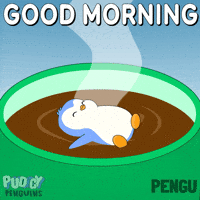 Good Morning Coffee GIF by Pudgy Penguins