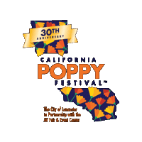 cityoflancasterca 30thanniversary capoppies poppyfestival capoppyfestival Sticker