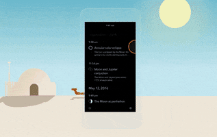 astronomy solaris sky calendar GIF by Product Hunt