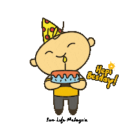 Hepi Besday Sticker by Sun Life Malaysia