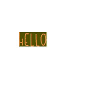 Halo Hello Sticker