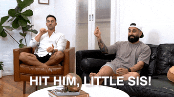 Little Sister Watching Tv GIF by Gogglebox Australia
