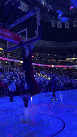 Just Hanging National Basketball Association GIF by NBA