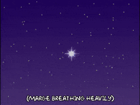 shining marge simpson GIF