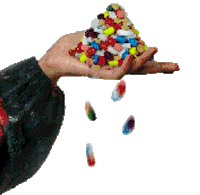 Hand Pills Sticker by The Offspring