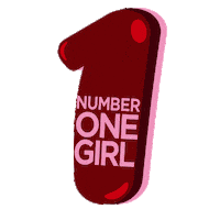 Number One Sticker