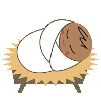 Christmas Manger Sticker by evangelisch.de