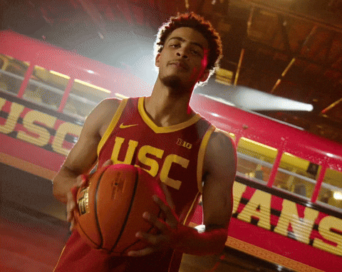 Basketball Hoops GIF by USC Trojans