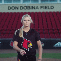 University Of Louisville Softball GIF by Louisville Cardinals