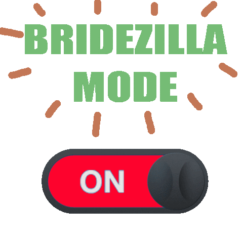 BenditaNovias giphyupload bridezilla bridezilla mode Sticker