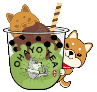 Bubble Tea Icecream Sticker by OHAYOTEA