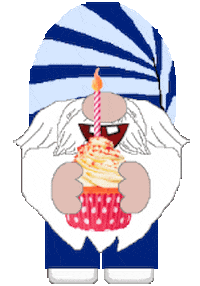 Happy Birthday Gnome Sticker