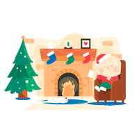 Happy Merry Christmas Sticker