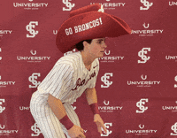 Go Broncos GIF by Santa Clara Broncos