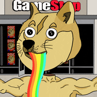 Egonauts cute dog crypto nft GIF