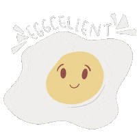 Sunny Side Up Wink Sticker