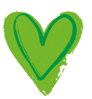 Love Nature Green Heart Sticker by camping wagner