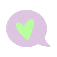 qorby_com heart greenheart heartbubble qorby Sticker
