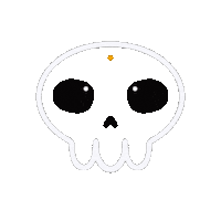 desire_ilustraciones halloween flowers skull coco Sticker