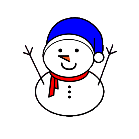 Christmas Snowman Sticker