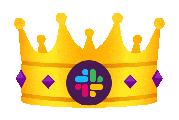 Queen Gold Sticker by Slack