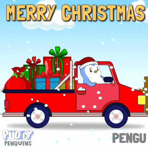 Merry Christmas GIF by Pudgy Penguins