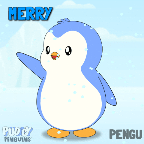 Merry Christmas GIF by Pudgy Penguins