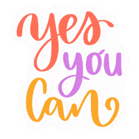 Go You Can Sticker by Rabisco de Letras