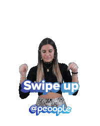 swipe up barbara perez Sticker by Peoople