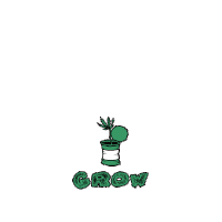 ganja grow Sticker