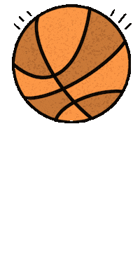Rolling College Basketball Sticker