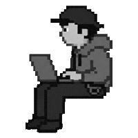 pillilab pixel art everton criando andre pilli Sticker