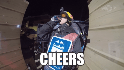 cheers GIF by Red Bull