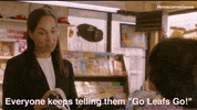 Toronto Maple Leafs Hello GIF by Kim's Convenience