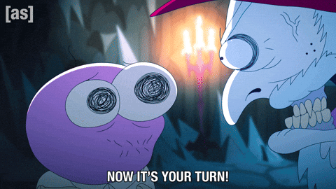 Scared Its Your Turn GIF by Adult Swim