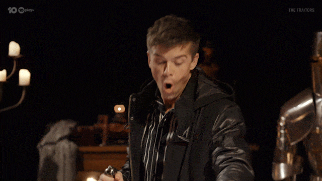 Wow What GIF by The Traitors Australia