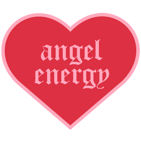 EvryJewels heart angel valentines pink heart Sticker