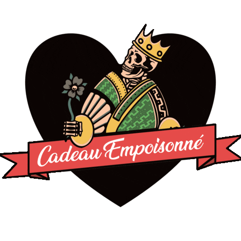 cadeauempoisonne challenge poison cadeau chocolat Sticker