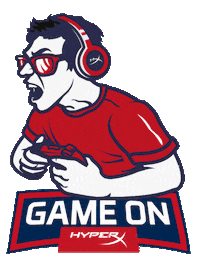 Game On Twitch Sticker by HyperXAPAC