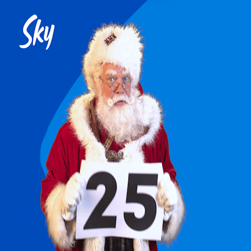 SkyRadio_101fm christmas excited xmas santa GIF