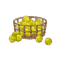 Game On Tennis Sticker