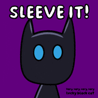Glow Black Cat GIF by VeeFriends